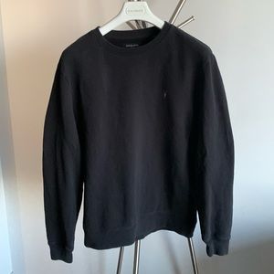 All Saints Raven Crew Neck Ramskull Sweatshirt